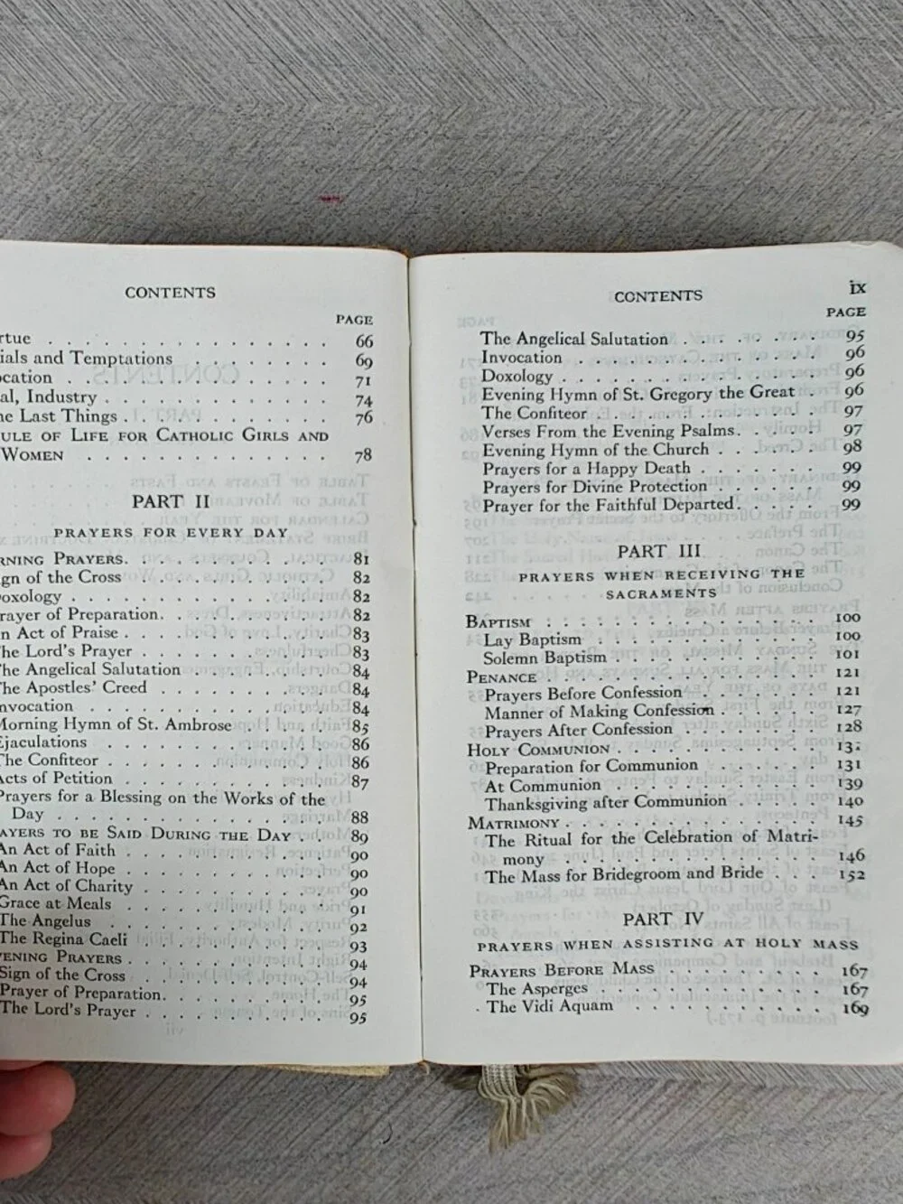 Hail Holy Queen Catholic Roman Missal For Girls And Women 1928 Rosary Prayers
